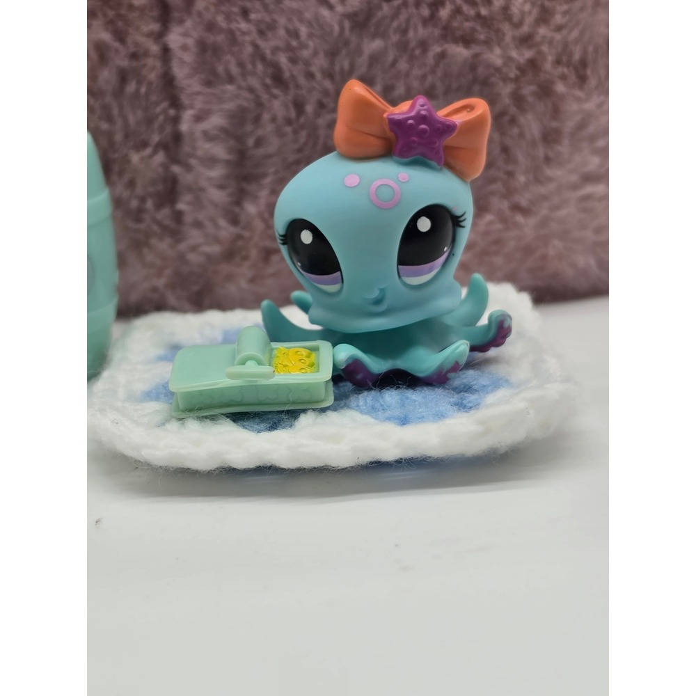 Littlest Pet Shop Octopus Dollhouse Accessory Figure Lot #2237 - Picture 3 of 14